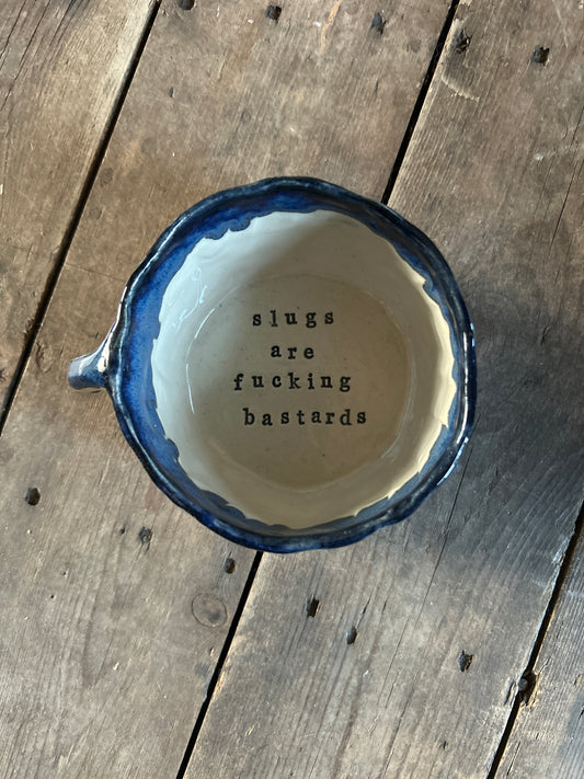 Left handed Slugs are fucking bastards mug