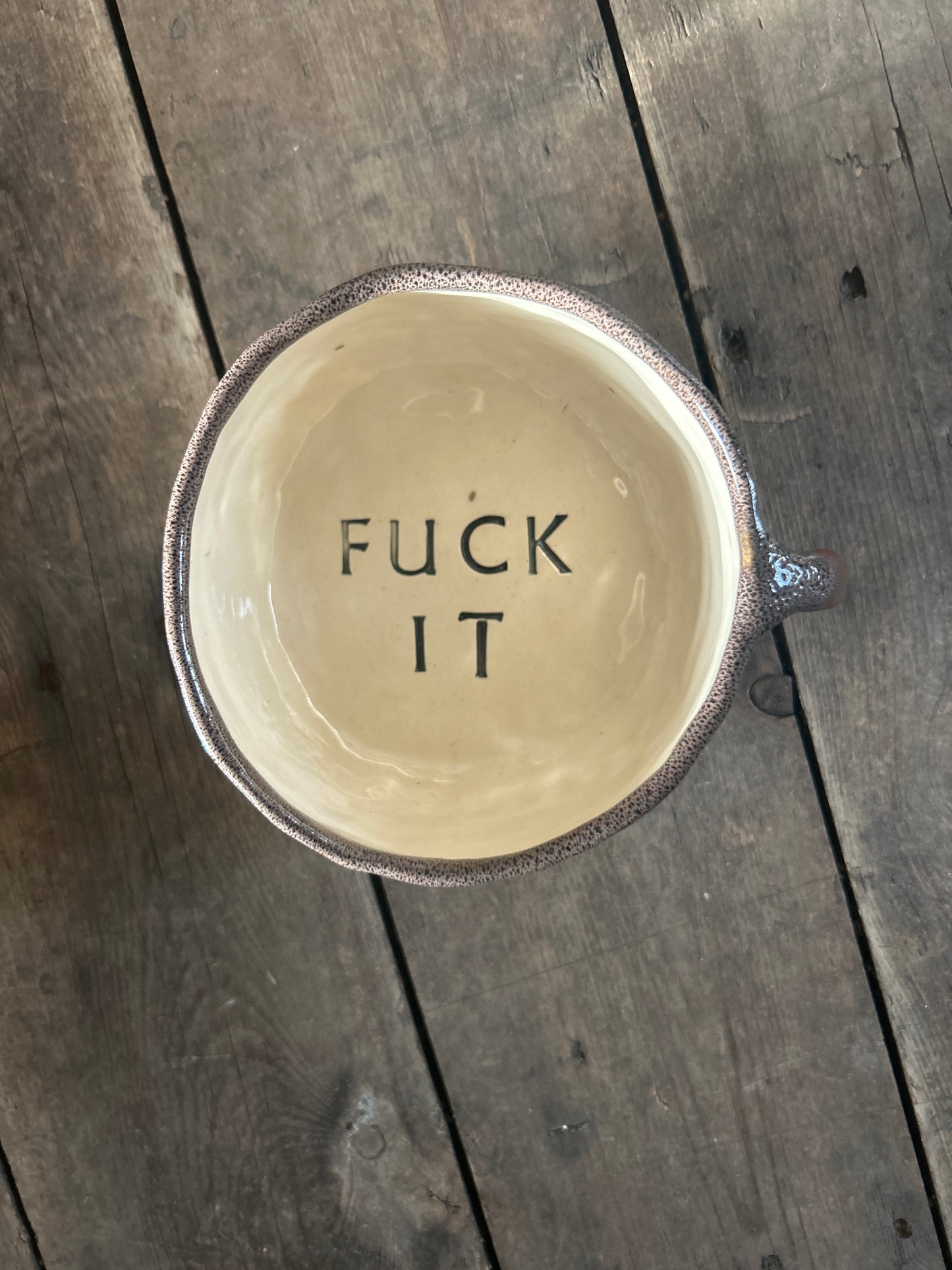 FUCK IT mug