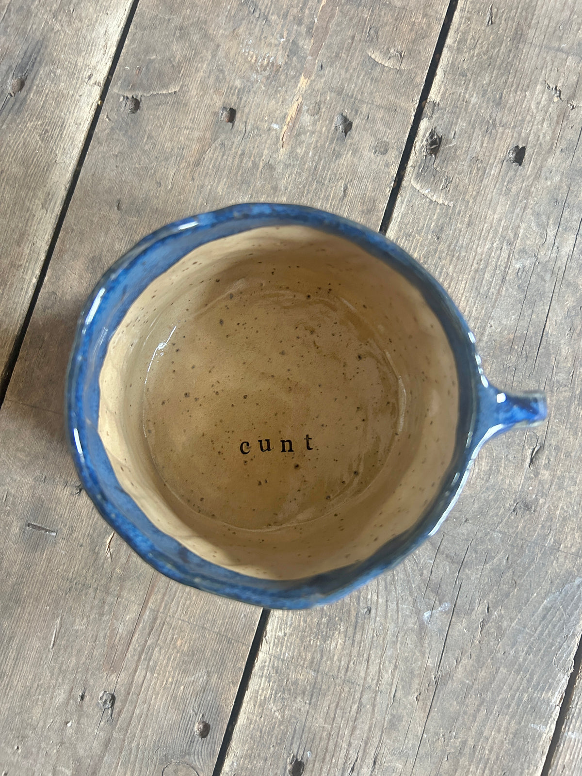 Cunt Mug Minor Glaze Flaw