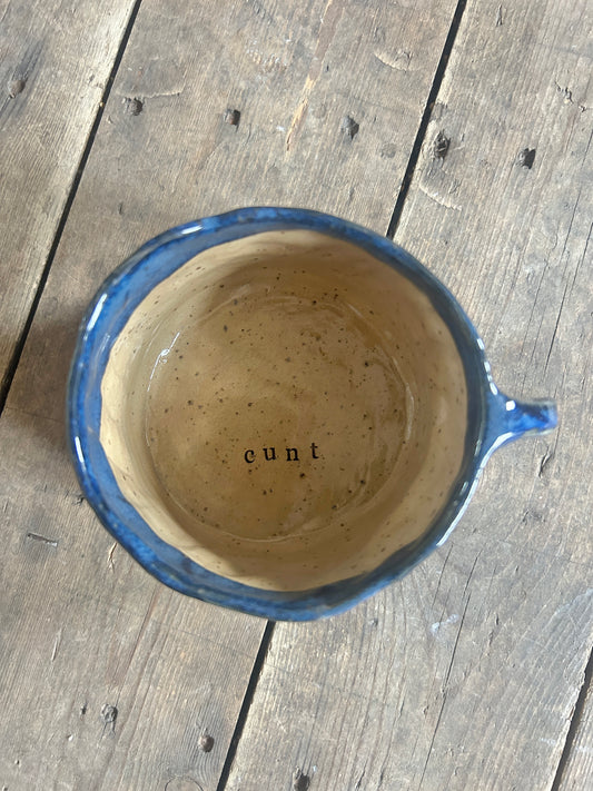 Cunt Mug Minor Glaze Flaw