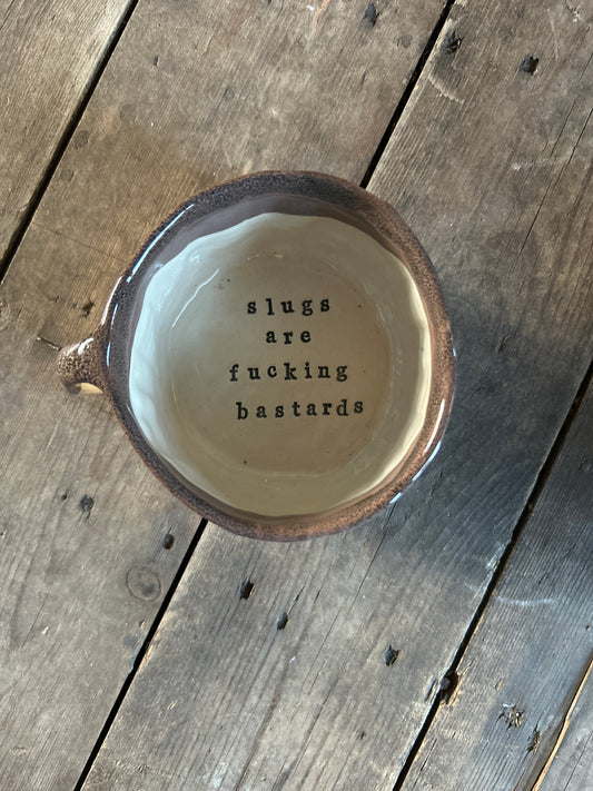 Left handed Slugs are fucking bastards mug