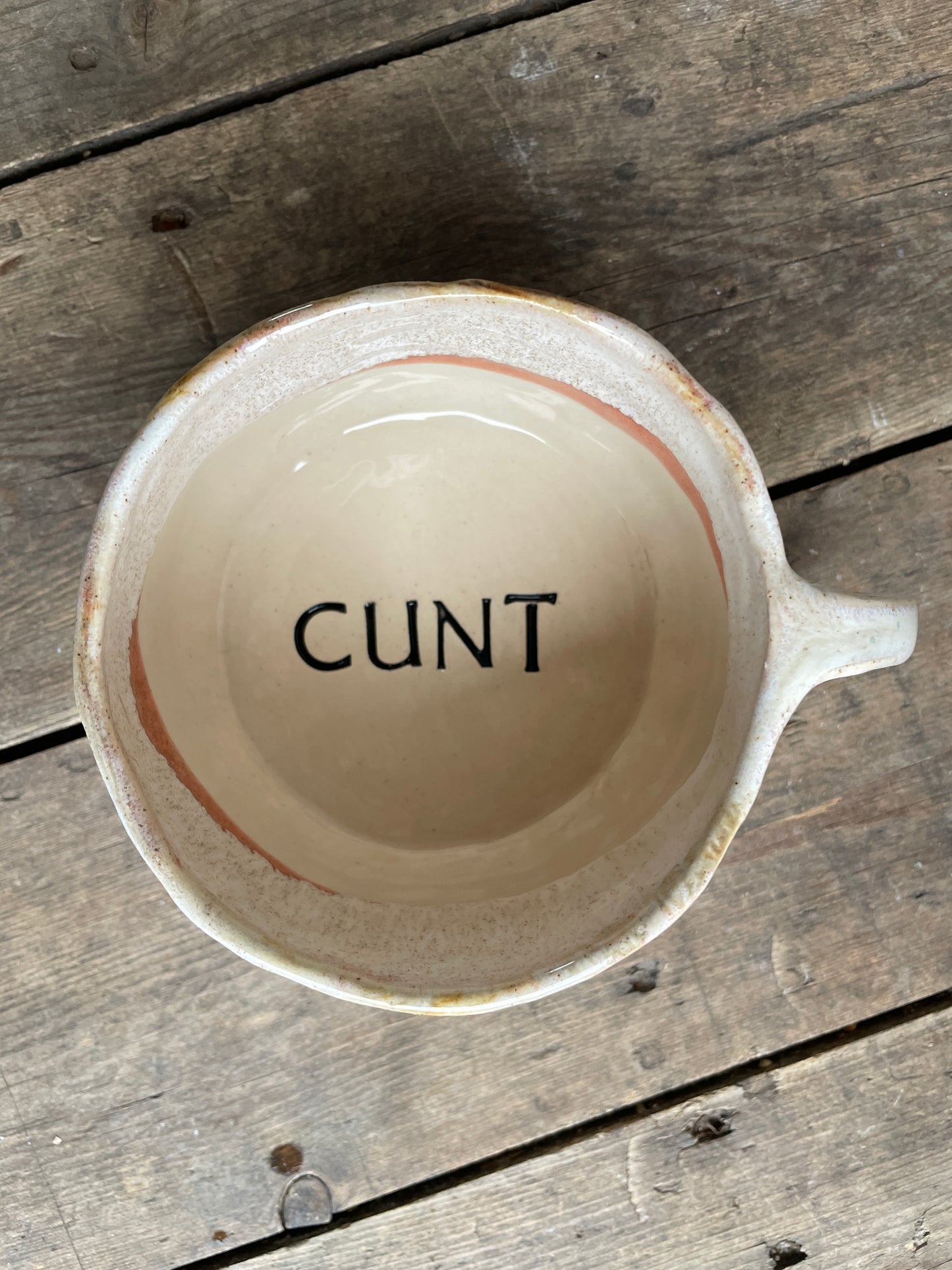 Jumbo text Cunt Mug